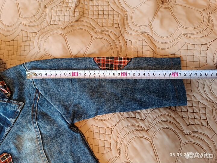 Джинсовый костюм для мальчика 98