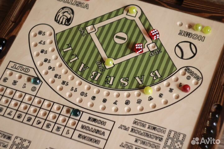 Бейсбол. Игра настольная