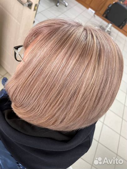 Окрашивание волос, стрижки, брови