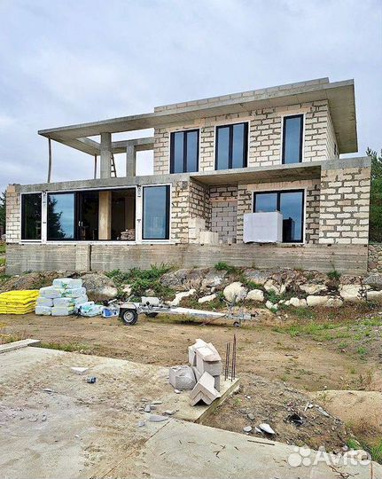 Наклонно-сдвижные оконные порталы