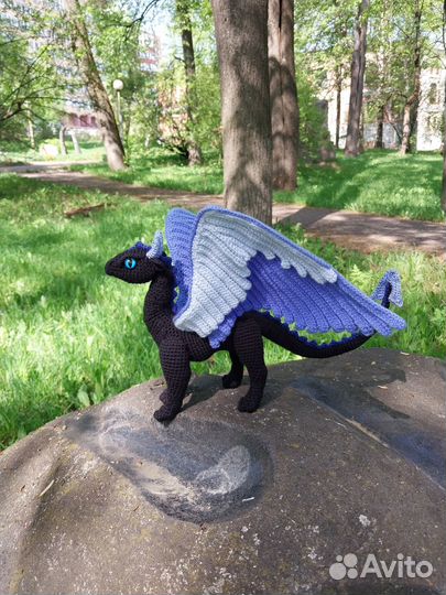 Дракон мягкая игрушка амигуруми