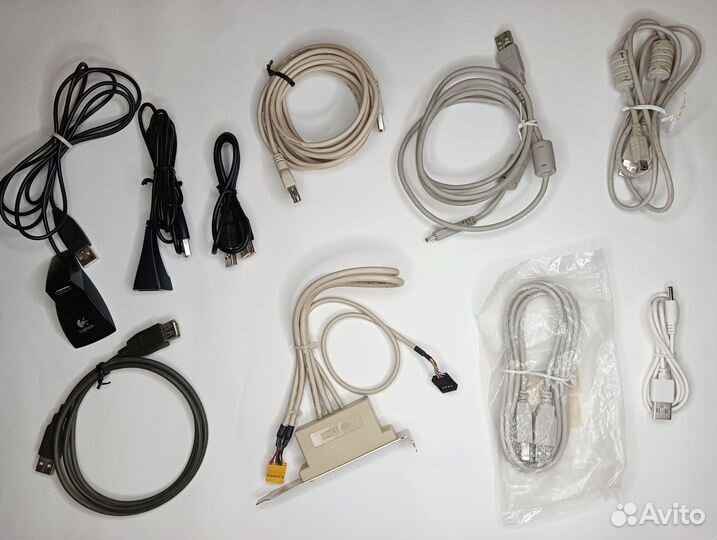 USB 2.0 Планки, кабели, удлинители