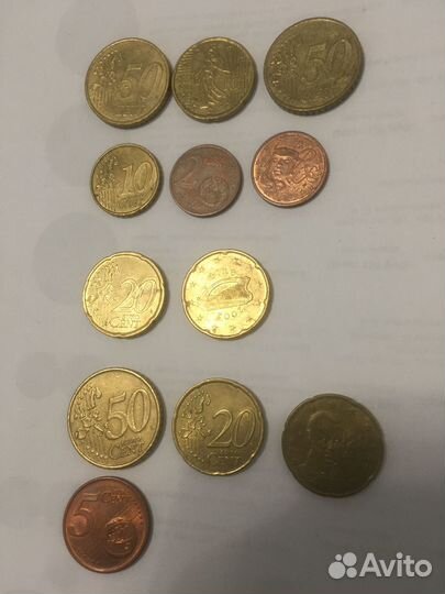 Монеты евро в коллекцию