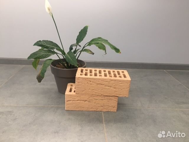 Лицевой кирпич Крем 