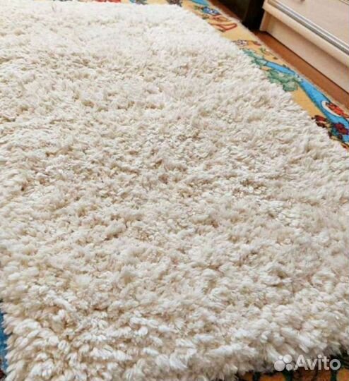 Ковер шегги с длинным ворсом 130*70