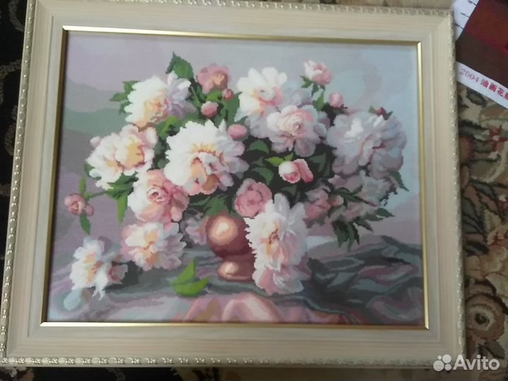 Картина вышитая крестом