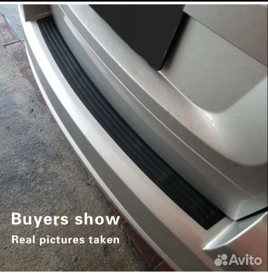 Накладка на задний бампер универсальная