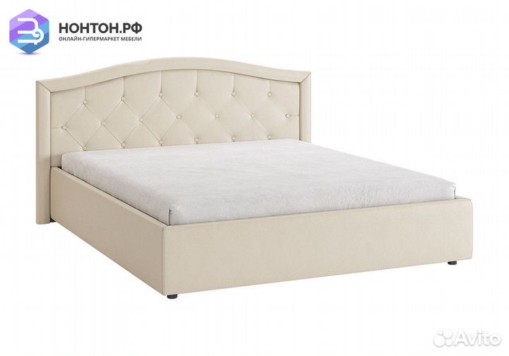 Кровать Верона 1.6 м крем