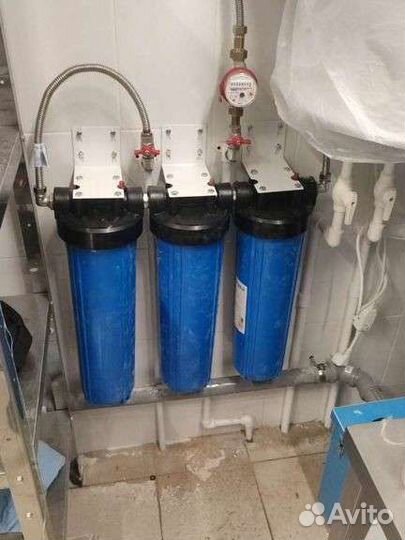 Проф установка и ремонт фильтров для воды