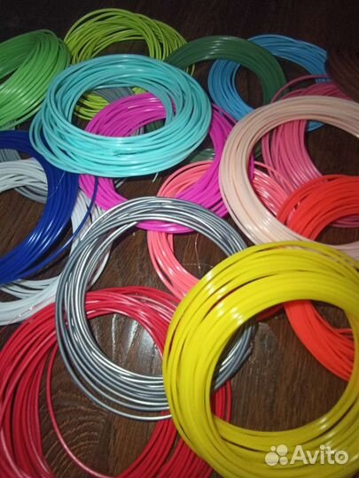 Пластик для 3d ручки PLA 17 цветов