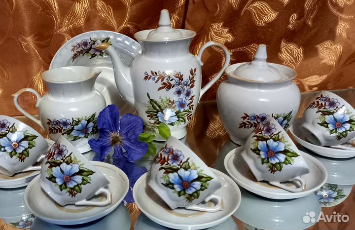 Кофейный сервиз вербилки СССР