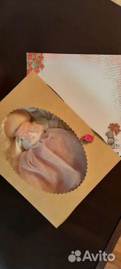 Интерьерная кукла ручной работы Тильда Большеножка