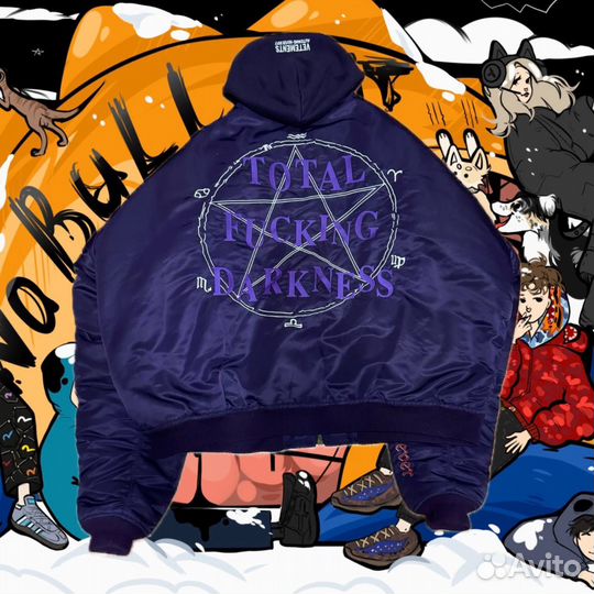 Vetements total fucking darkness (TFD) Bomber 17aw