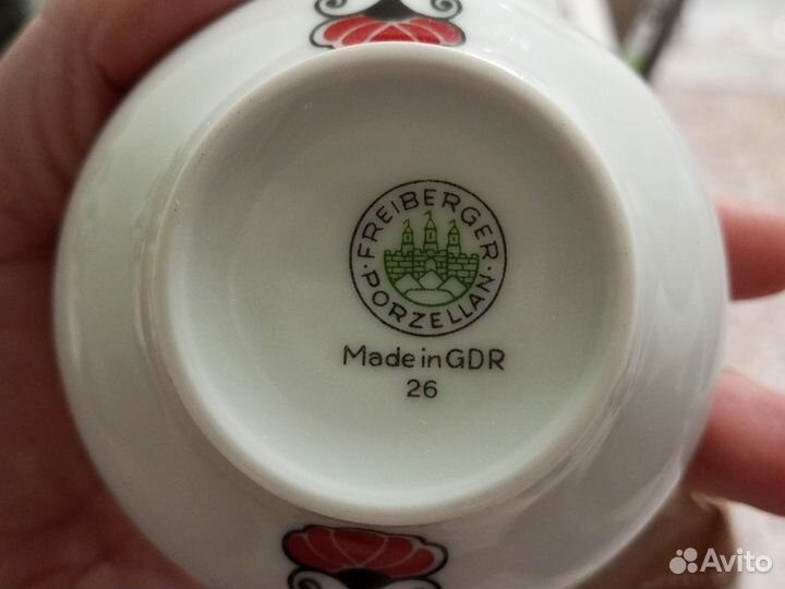 Сервиз кофейный GDR Фрайбергер Freiberger оригинал