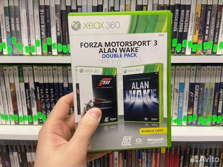 Alan Wake + Forza Motorsport 3 Xbox 360 (resale)