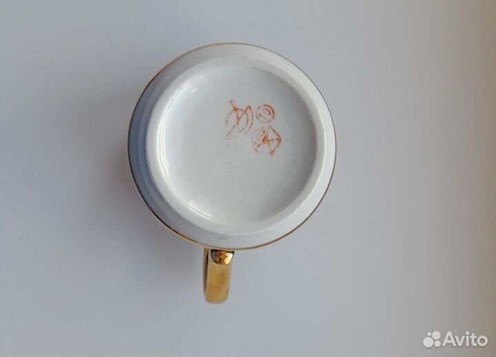 Кружка бокал СССР фарфор 