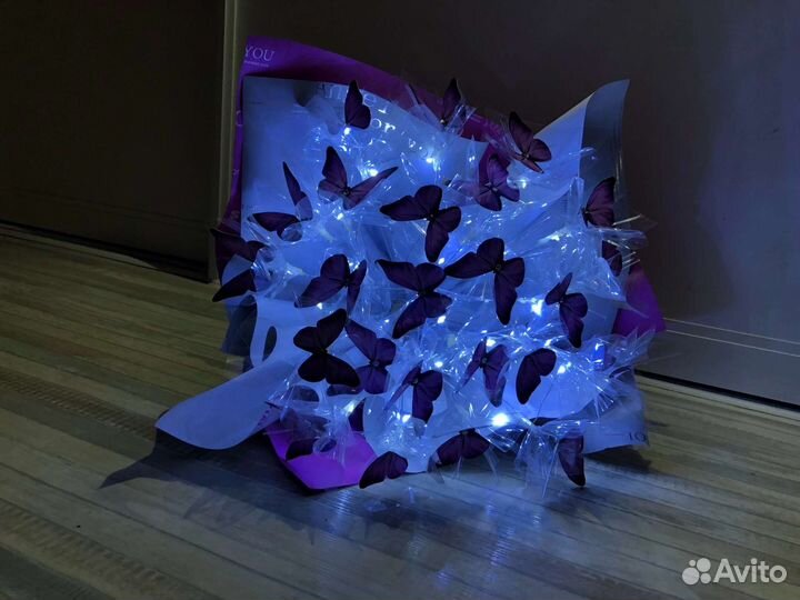 Букет из бабочек (светящийся)