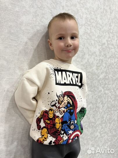 Свитшот со штанами на флисе