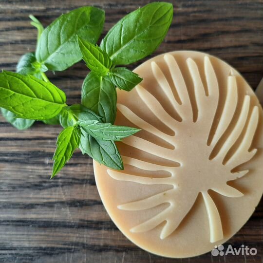 Мыло мятное ручной работы