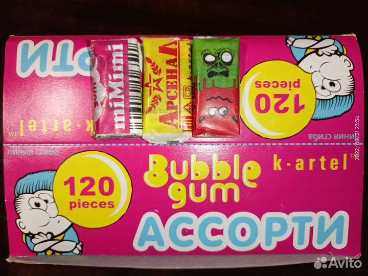 Жевательная резинка Turbo и Tom & Jerry