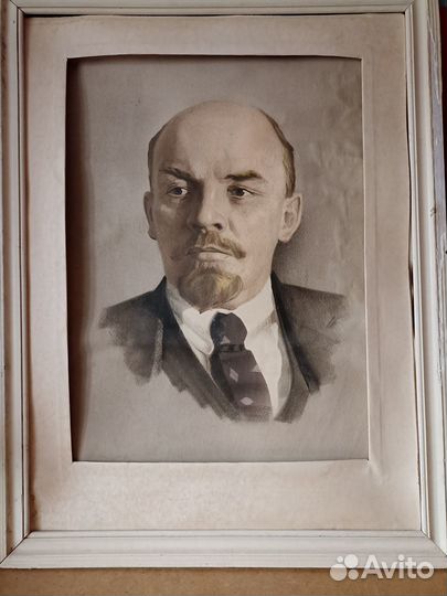 Бюст ленина большой гипс