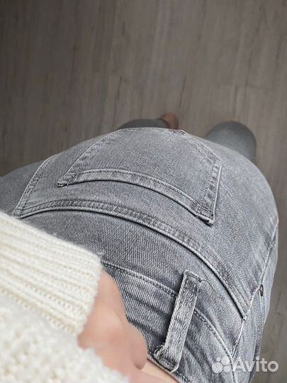 Джинсы скини серые женские 42 44