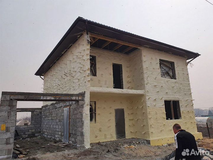 Утепление дома пенополиуретаном ппу