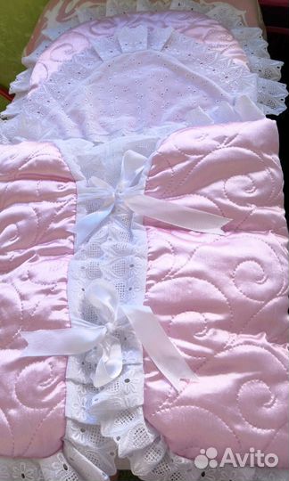 Нежно-розовый конверт