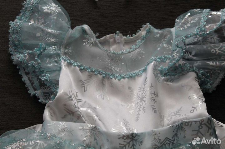 Платье снежинка для девочки 92