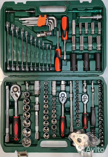 Набор инструментов, набор ключей, головок 126 шт