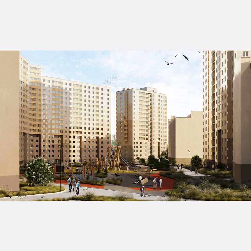 3-к. квартира, 79,7 м², 5/17 эт.