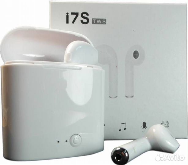 Bluetooth наушники TWS i7s (в комплекте: зарядный