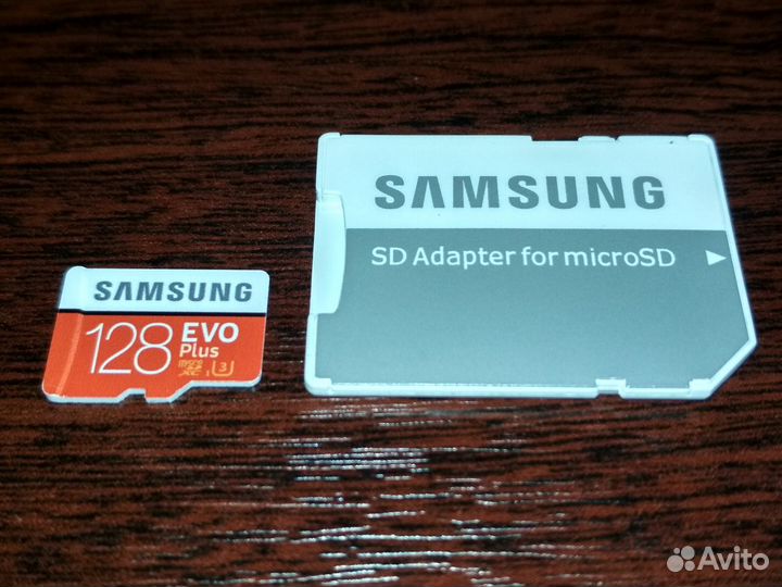 Micro SD карта памяти Samsung EVO Plus 128GB UHS