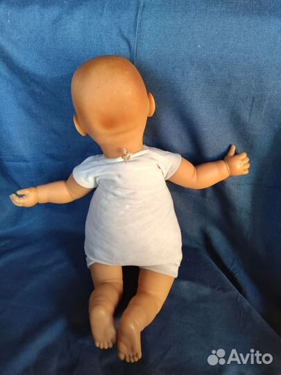 Мягконабивной пупс ГДР кукла СССР винтаж винтажная