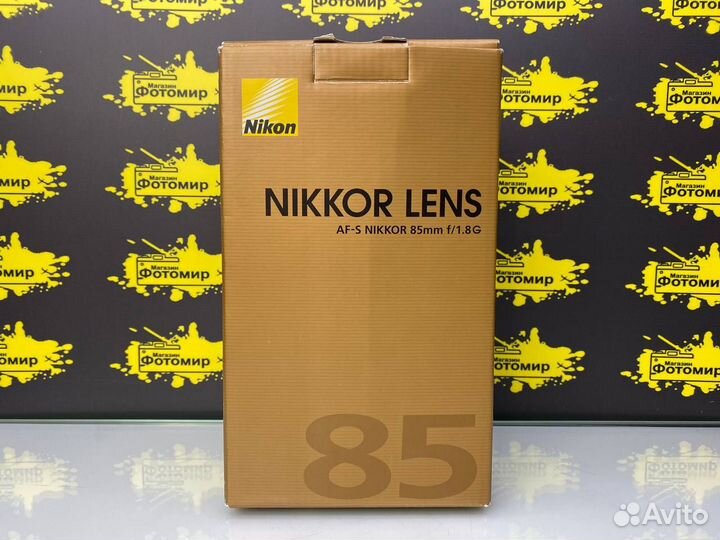 Nikon 85mm f/1.8G AF-S Nikkor новый