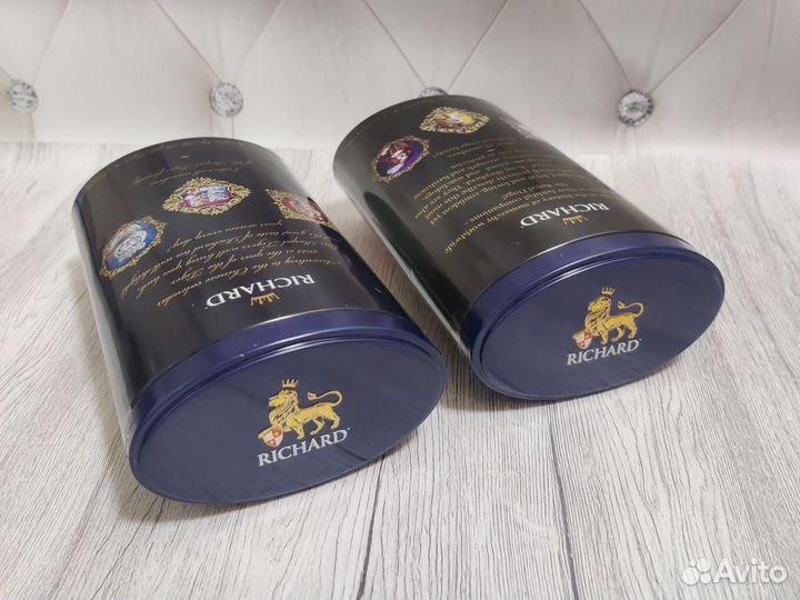 Жестяная банка из под чая Richard royal tiger dogs