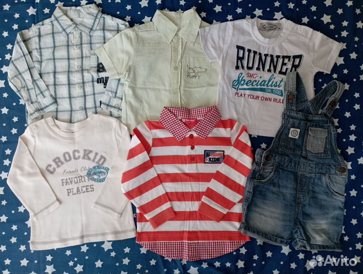 Вещи пакетом на мальчика, 74-92