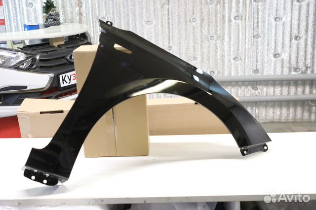 Крыло правое Хендай Солярис 2 2017-2020 черный MZH