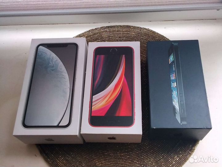 Коробки на iPhone Xr, SE, 5