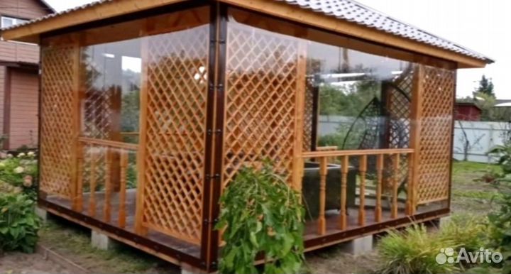 Мягкие гибкие окна для веранды