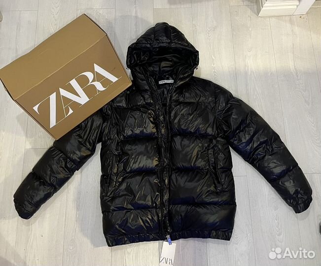 Пуховик zara puffer jacket