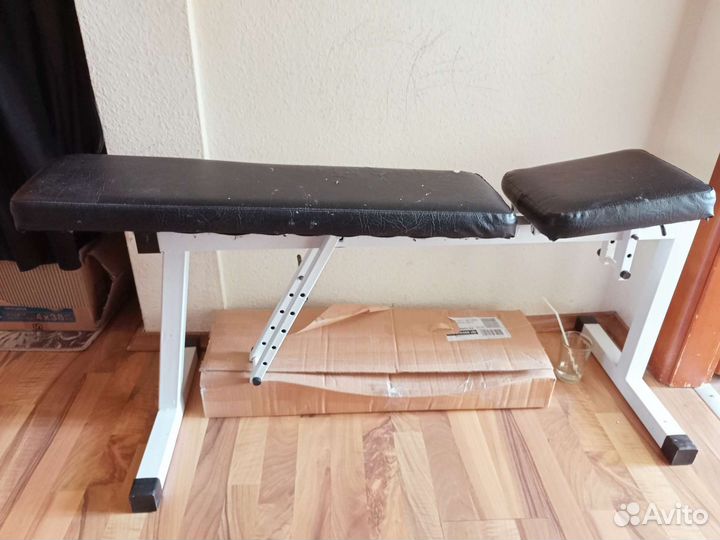 Стойка для штанги скамья