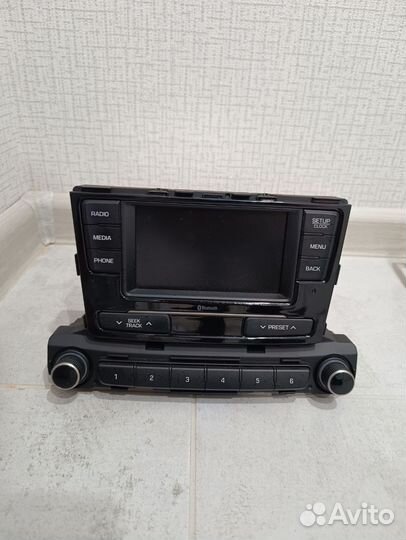 Штатная магнитолла solaris 2