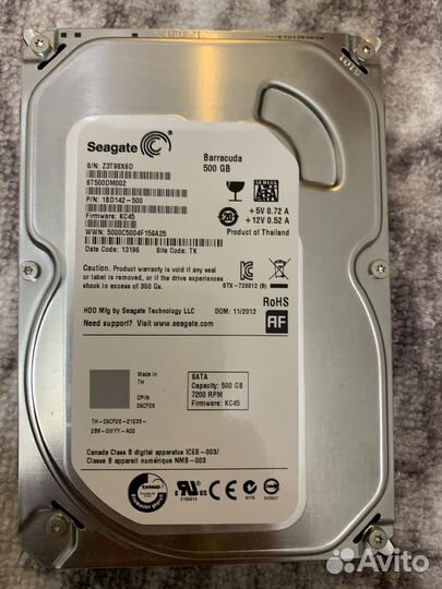 Seagate ST500DM002
