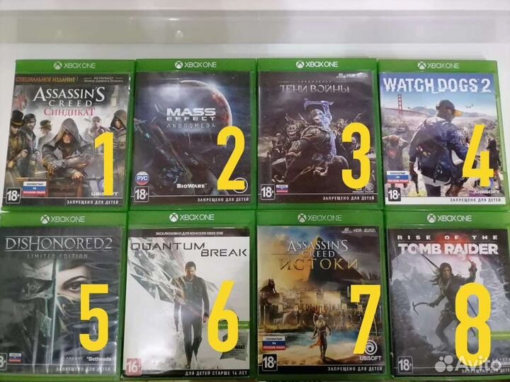 Игры на xbox One