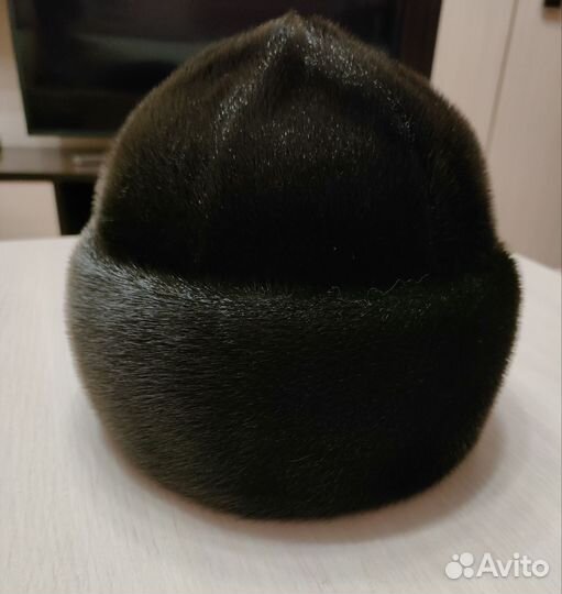 Шапка женская натуральный мех нерпы
