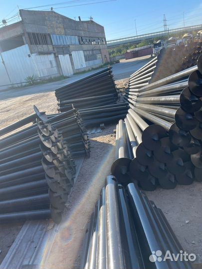 Винтовые сваи для забора с установкой