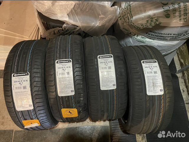 Continental ContiSportContact 5 225/45 R18 и 245/40 R18 97Y