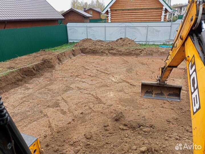 Аренда спецтехники, услуги экскаватора-погрузчика