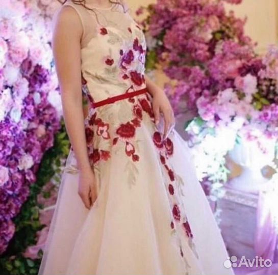 Вечернее платье в пол 42 44